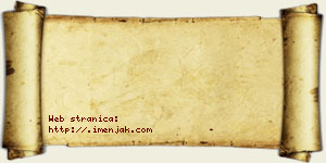 Una Veljović vizit kartica